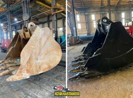 Hitachi ZX870 Ekskavatör Kovası Tadilatı Tamamlandı